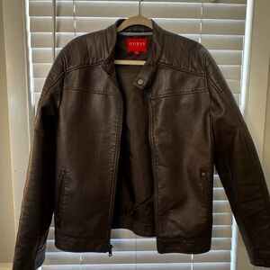 GUESS Men's Dark Brown Jacket